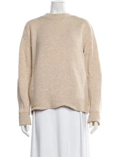 Pre-owned Acne Studios Wool Crew Neck Sweater In Neutral