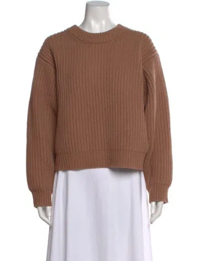 Pre-owned Acne Studios Wool Crew Neck Sweater In Neutral