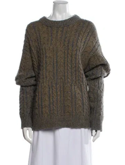 Pre-owned Acne Studios Wool Crew Neck Sweater In Neutral
