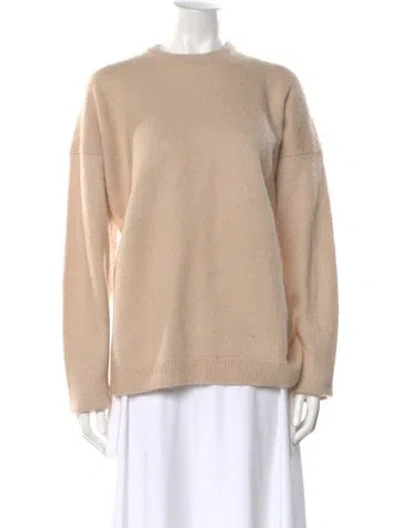 Pre-owned Acne Studios Wool Crew Neck Sweater In Neutral