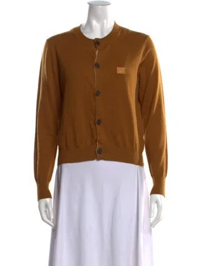 Pre-owned Acne Studios Wool Crew Neck Sweater In Neutral