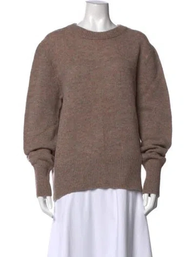 Pre-owned Acne Studios Wool Crew Neck Sweater In Neutral