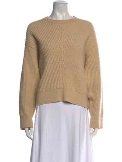 Pre-owned Acne Studios Wool Crew Neck Sweater In Neutrals