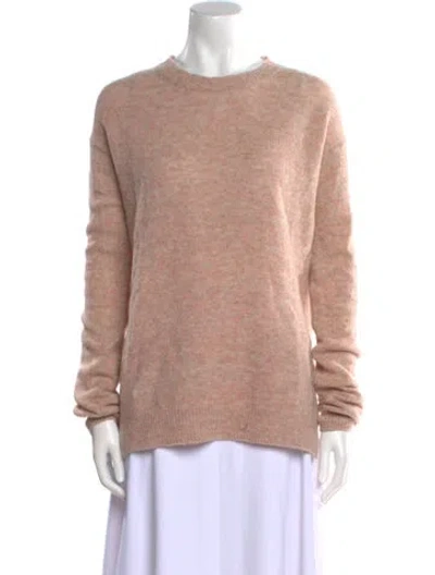 Pre-owned Acne Studios Wool Crew Neck Sweater In Pink
