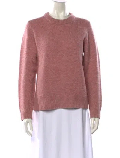 Pre-owned Acne Studios Wool Crew Neck Sweater In Pink