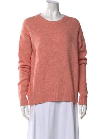 Pre-owned Acne Studios Wool Crew Neck Sweater In Pink