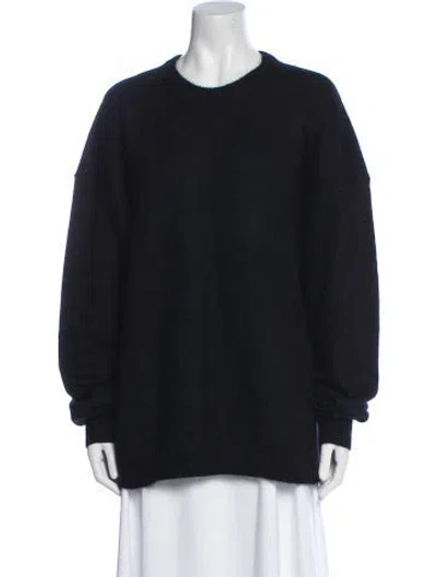 Pre-owned Acne Studios Wool Crew Neck Sweater W/ Tags In Black