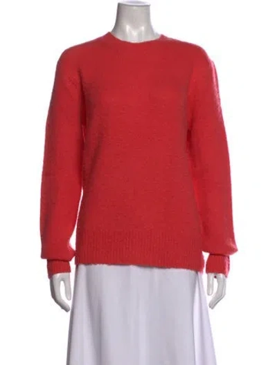 Pre-owned Acne Studios Wool Crew Neck Sweater W/ Tags In Red