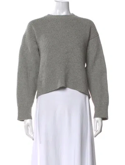 Pre-owned Acne Studios Wool Crew Neck Sweatshirt In Gray