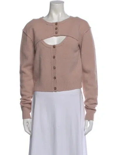 Pre-owned Acne Studios Wool Crew Neck Top In Pink