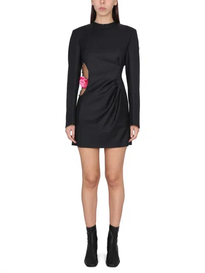 Acne Studios Wool Dress In Black
