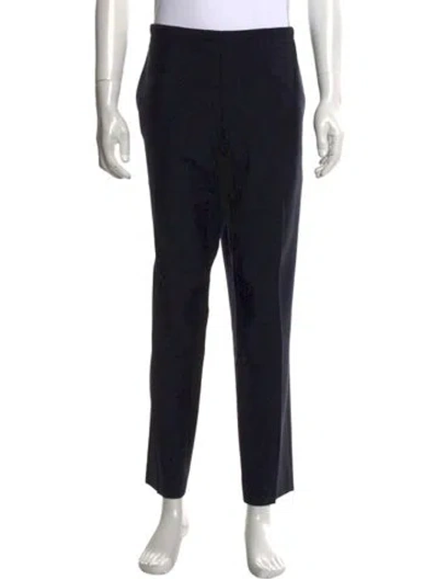 Pre-owned Acne Studios Wool Dress Pants In Black