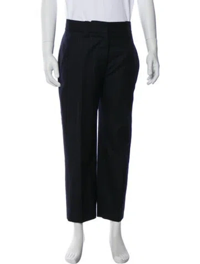 Pre-owned Acne Studios Wool Dress Pants In Blue