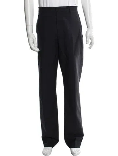 Pre-owned Acne Studios Wool Dress Pants In Blue