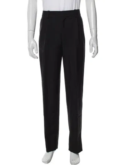 Pre-owned Acne Studios Wool Dress Pants In Gray