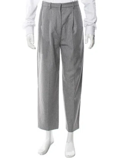 Pre-owned Acne Studios Wool Dress Pants In Gray