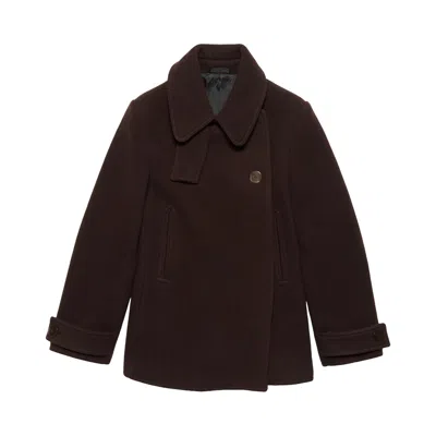 Pre-owned Acne Studios Wool Duffle Coat 'dark Brown' | Women's Size 36
