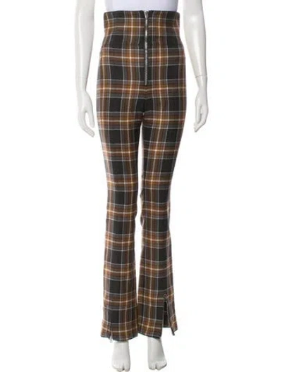 Pre-owned Acne Studios Wool Flared Pants In Neutral