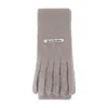 Acne Studios Wool Gloves In Gray