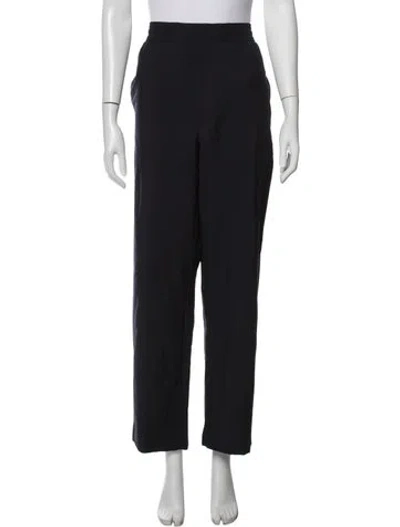 Pre-owned Acne Studios Wool Grosgrain Trim Sweatpants In Black