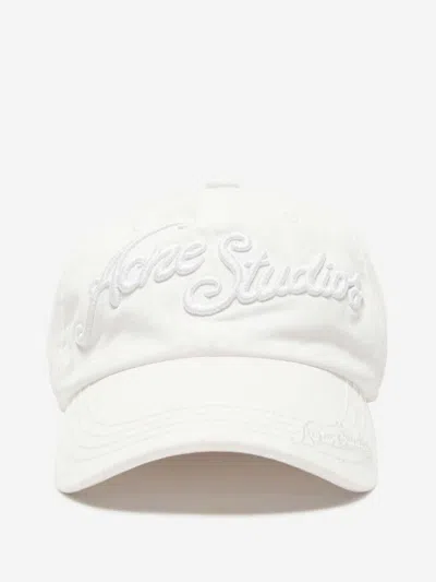 Acne Studios Wool Hat In White