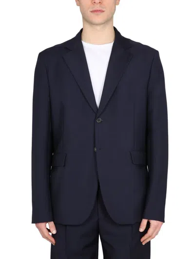 Acne Studios Wool Jacket In Blue