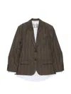 Acne Studios Wool Jacket In Brown