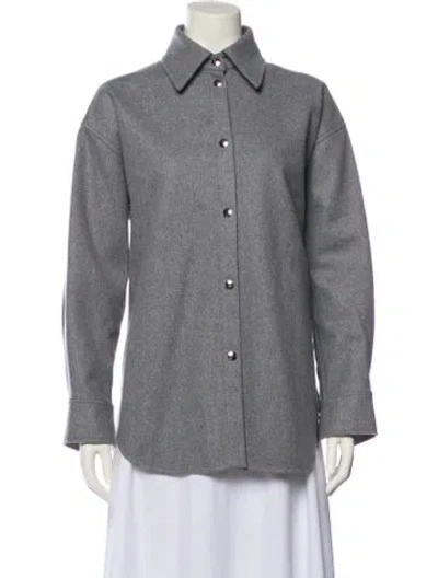 Pre-owned Acne Studios Wool Jacket In Gray