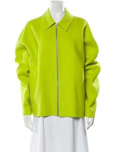 Pre-owned Acne Studios Wool Jacket W/ Tags In Green