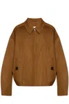 Acne Studios Wool Jacket With Collar In Green
