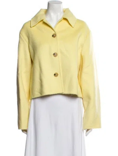 Pre-owned Acne Studios Wool Jacket In Yellow