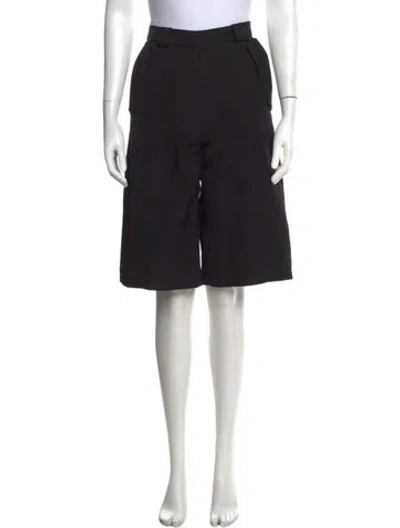 Pre-owned Acne Studios Wool Knee-length Shorts In Black