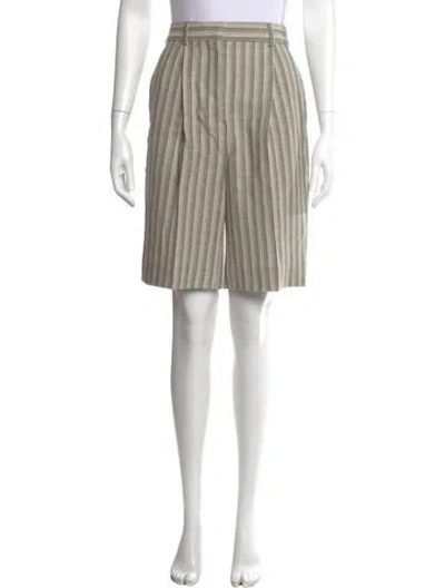 Pre-owned Acne Studios Wool Knee-length Shorts In Neutrals