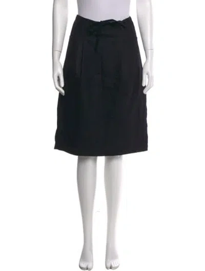 Pre-owned Acne Studios Wool Knee-length Skirt In Black