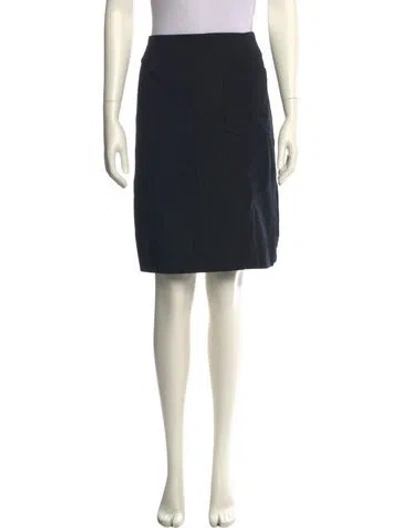 Pre-owned Acne Studios Wool Knee-length Skirt In Black