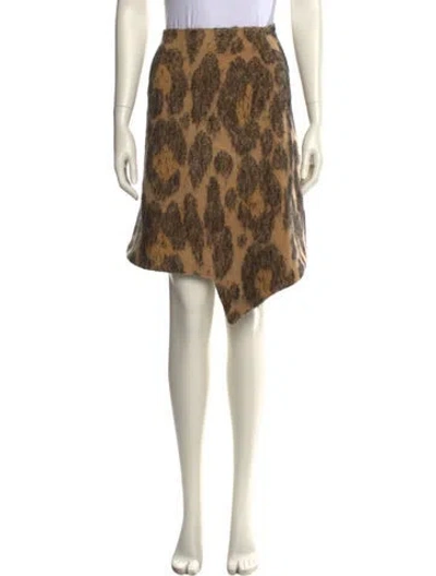 Pre-owned Acne Studios Wool Knee-length Skirt In Multi