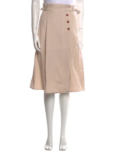 Pre-owned Acne Studios Wool Knee-length Skirt W/ Tags In Pink