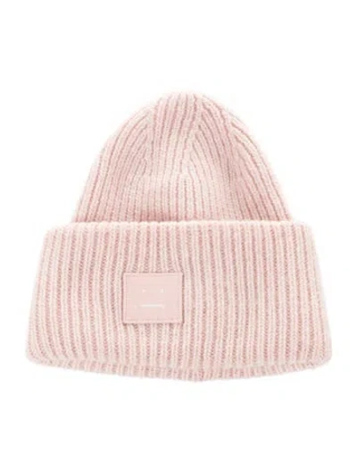 Pre-owned Acne Studios Wool Knit Beanie In Pink