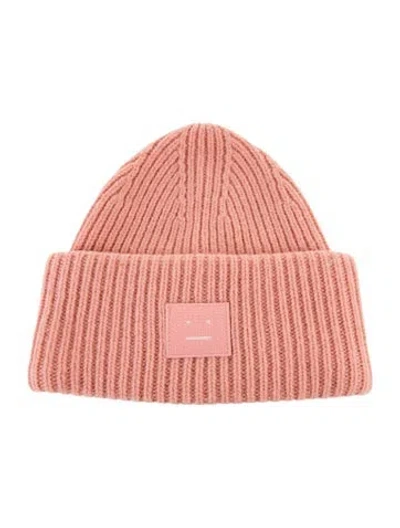 Pre-owned Acne Studios Wool Knit Beanie. In Pink
