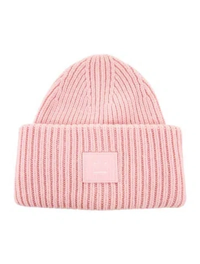 Pre-owned Acne Studios Wool Knit Beanie In Pink