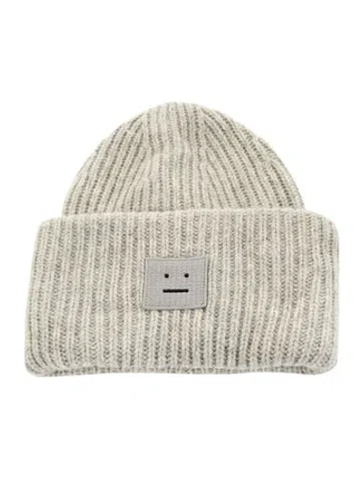 Pre-owned Acne Studios Wool Knit Hat In Grey