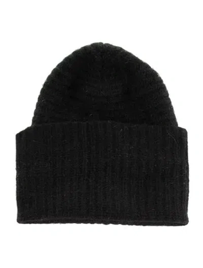 Pre-owned Acne Studios Wool Knitted Beanie In Black