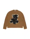 Acne Studios Crewneck Sweater In Brown