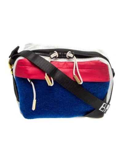 Pre-owned Acne Studios Wool Messenger Bag In Blue