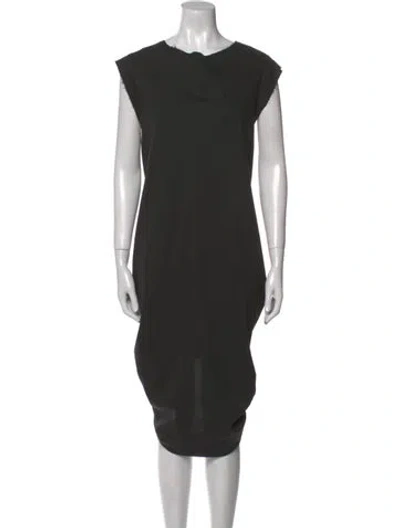 Pre-owned Acne Studios Wool Midi Length Dress In Black