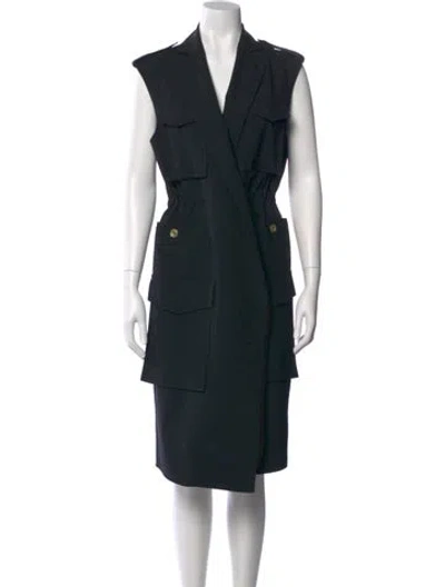 Pre-owned Acne Studios Wool Midi Length Dress In Black