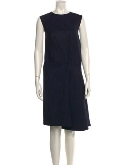 Pre-owned Acne Studios Wool Midi Length Dress In Blue