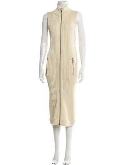 Pre-owned Acne Studios Wool Midi Length Dress In Neutral