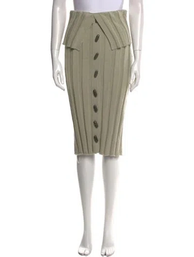 Pre-owned Acne Studios Wool Midi Length Skirt In Multi