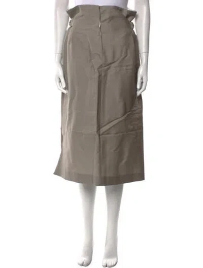 Pre-owned Acne Studios Wool Midi Length Skirt In Neutral
